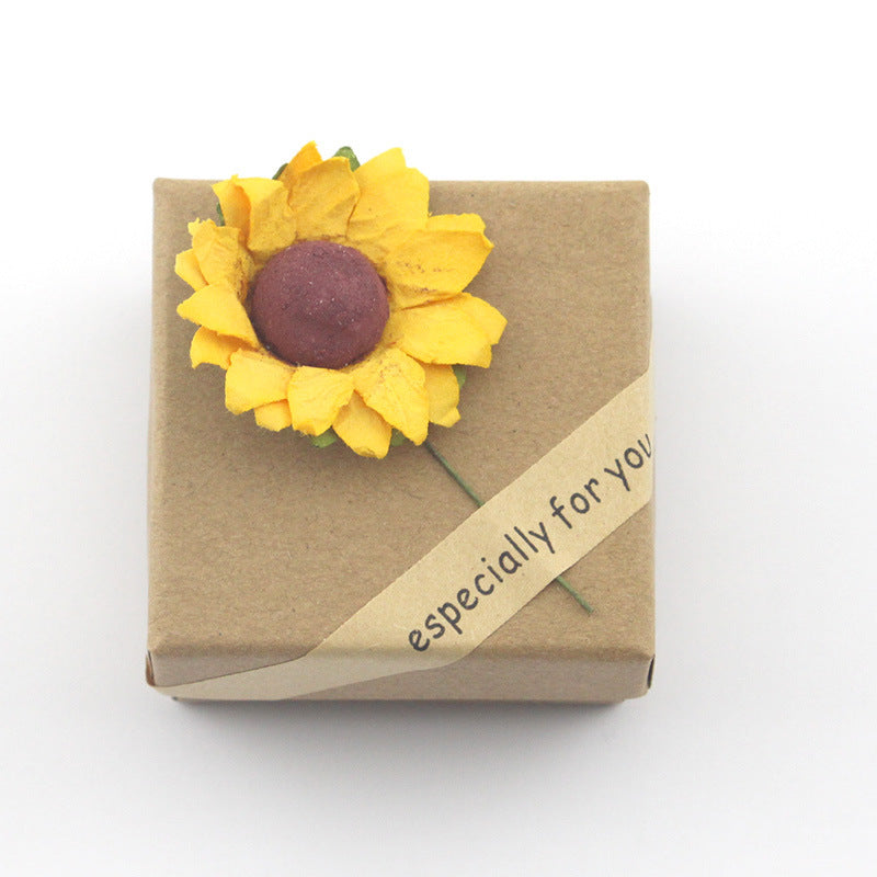 Sunflower Double Lettering Necklace - ShreeBliss