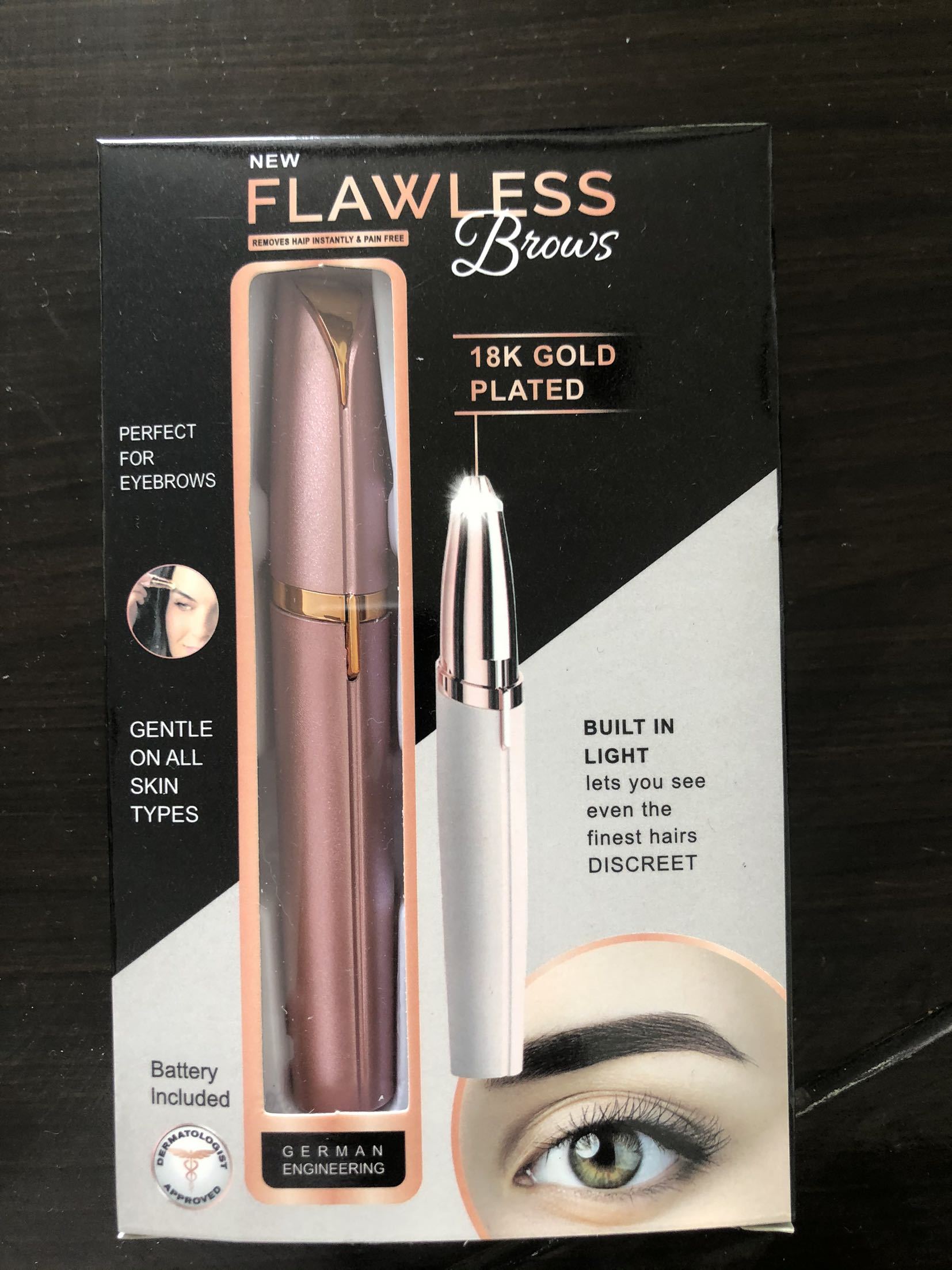 Mini Electric Eyebrow Trimmer & Hair Remover with LED Light - ShreeBliss