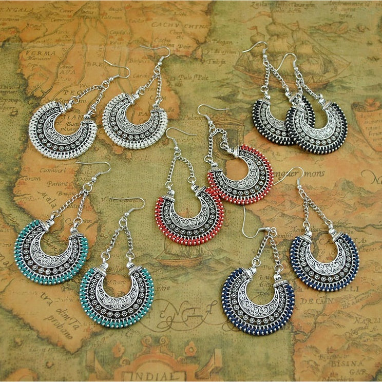 Bohemian Vintage Earrings - ShreeBliss
