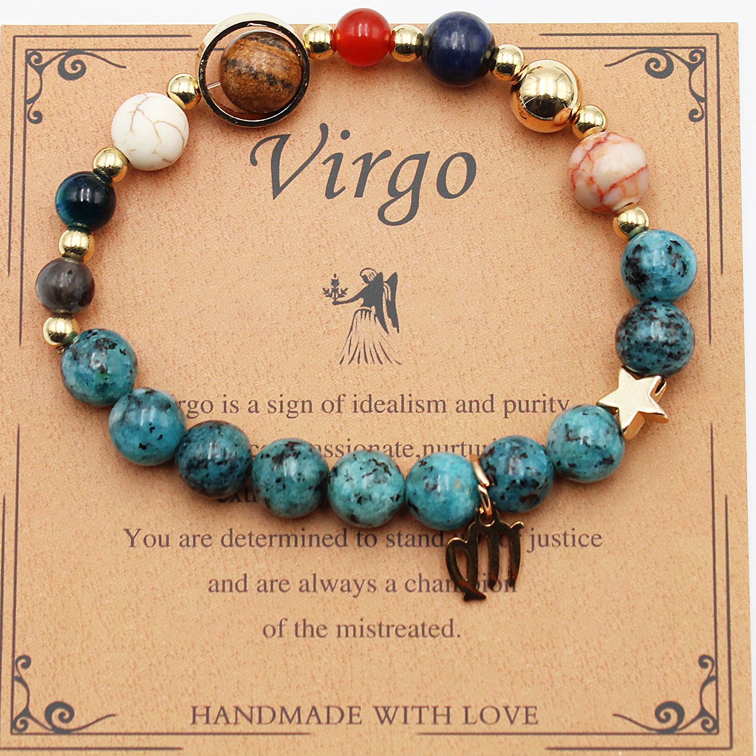 Eight Planets 12 Constellation Bracelet Natural Stone – ShreeBliss