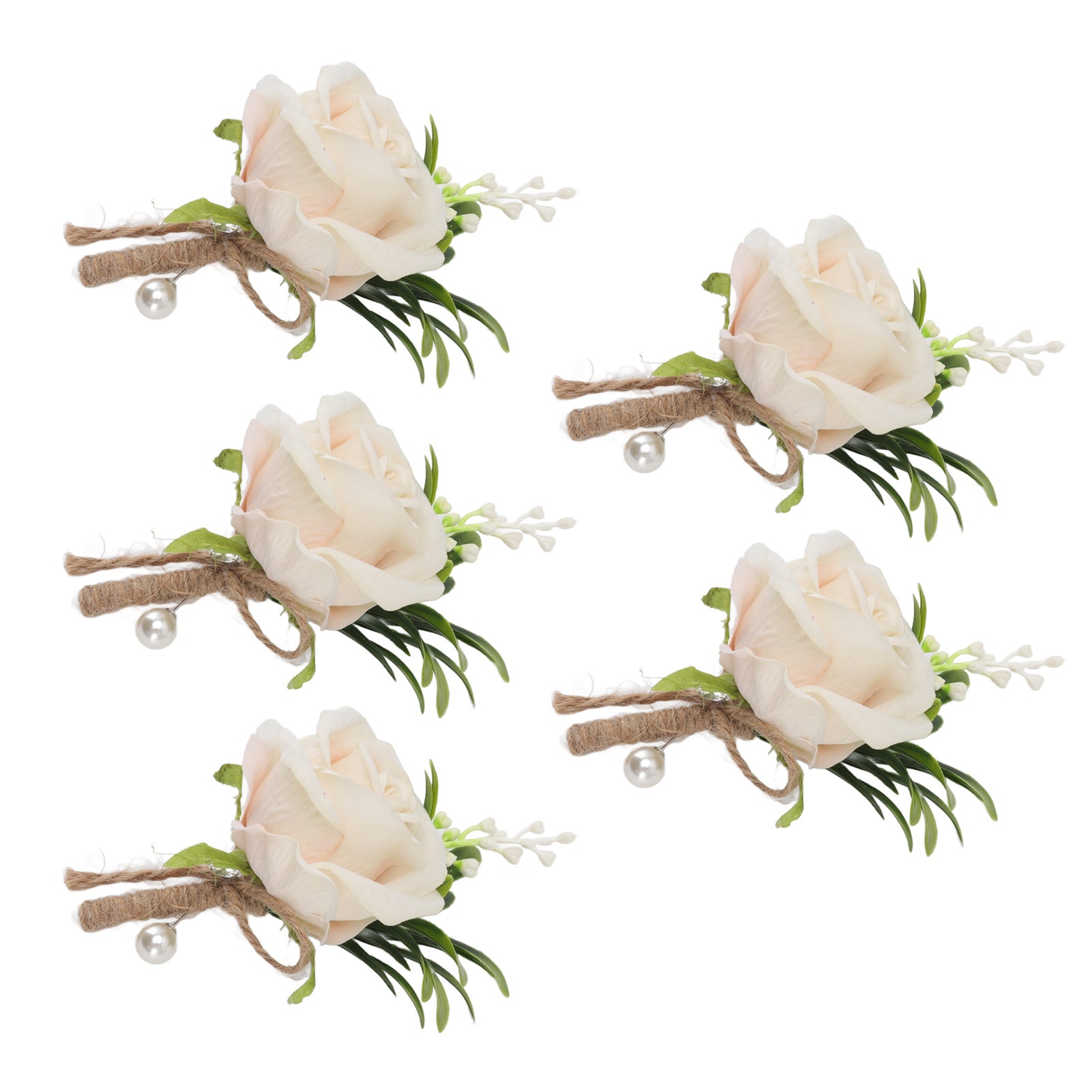 5PCS Wedding Boutonniere Corsage – ShreeBliss