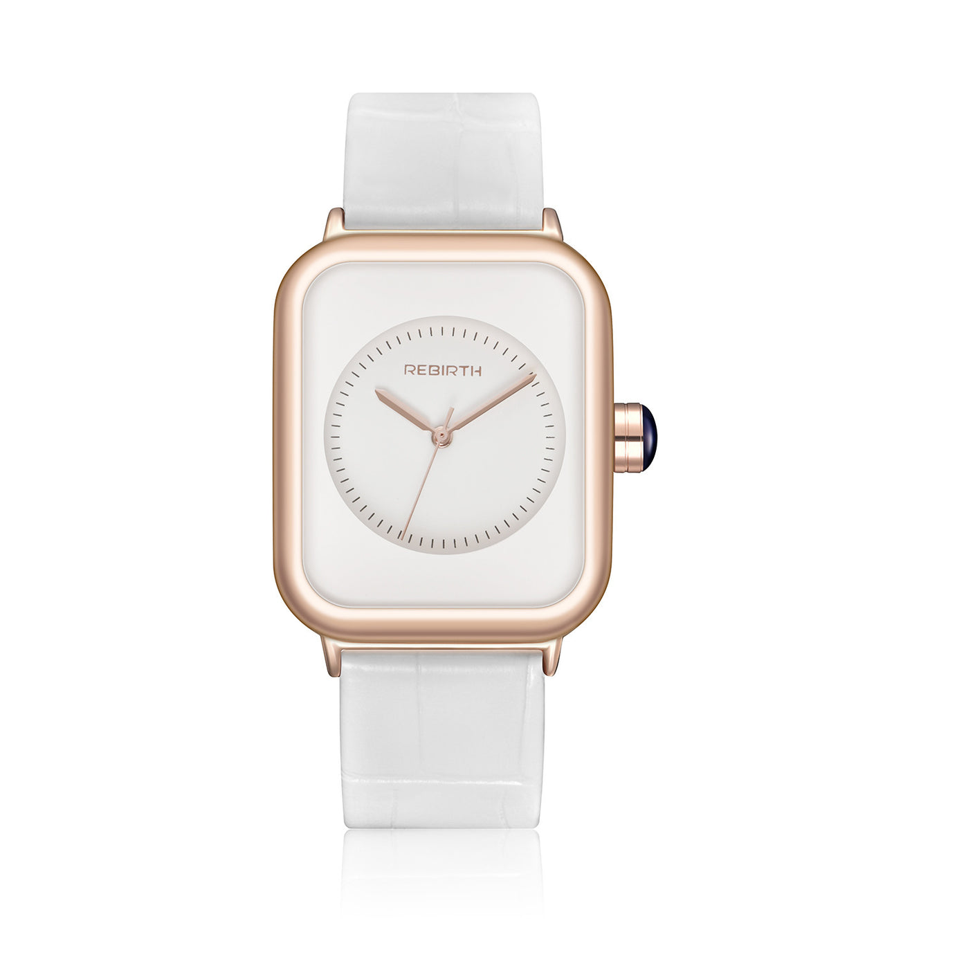Simple White Ladies Alloy Watch - ShreeBliss