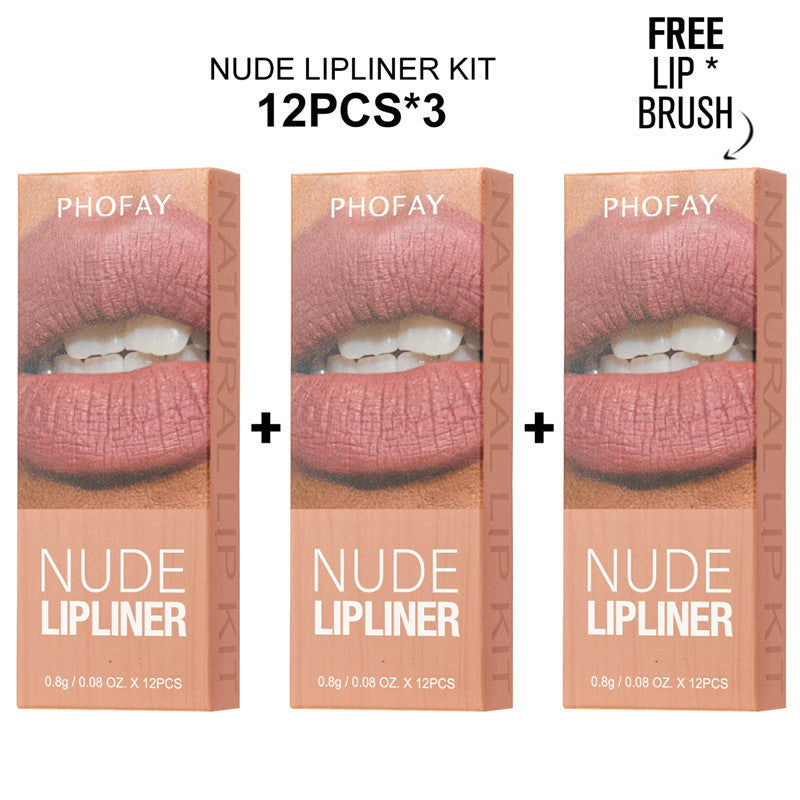 Nude Lipliner Kit - ShreeBliss