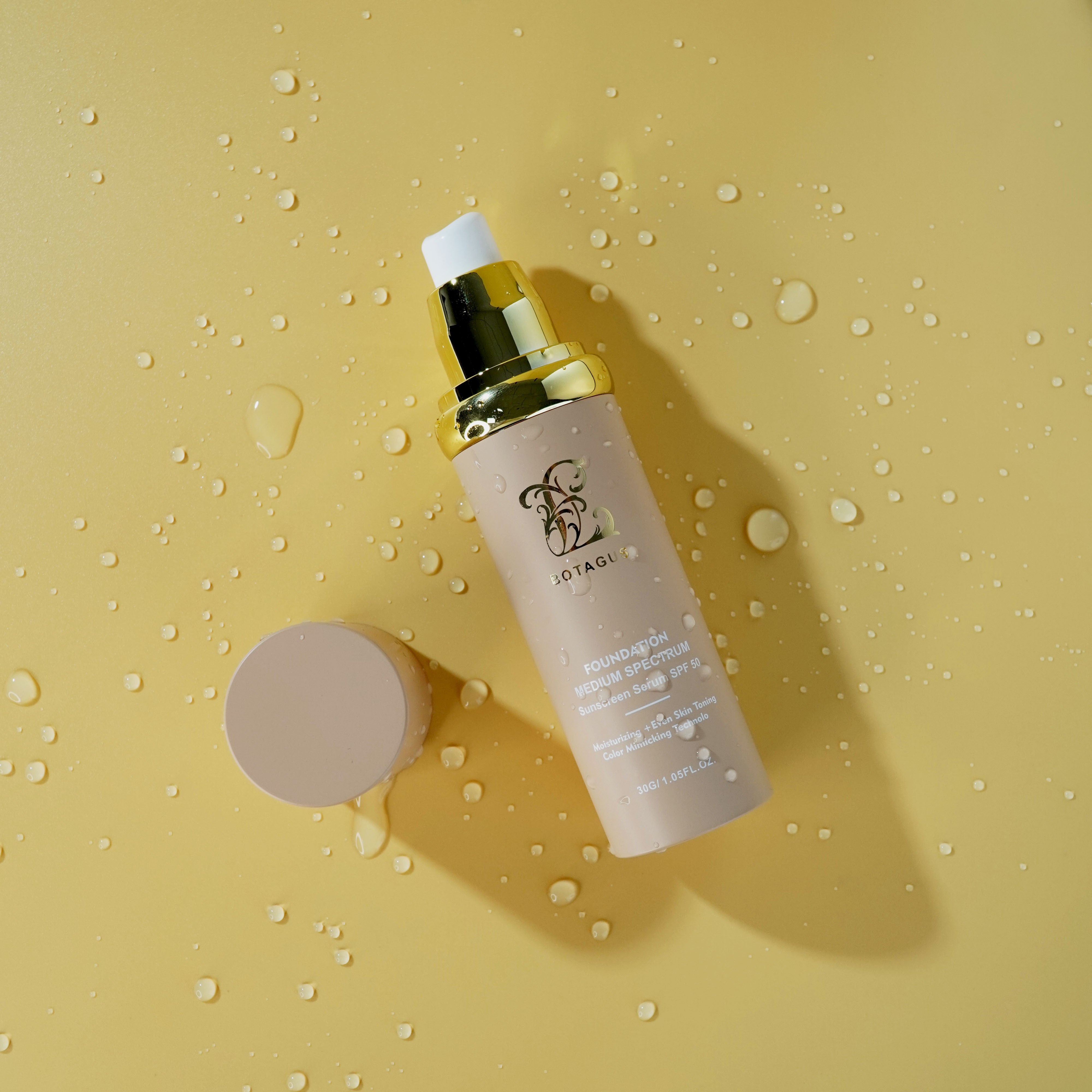 BOTAGUS 4-in-1 Foundation Medium Spectrum with SPF 50 - Flawless Coverage & Sun Protection - ShreeBliss