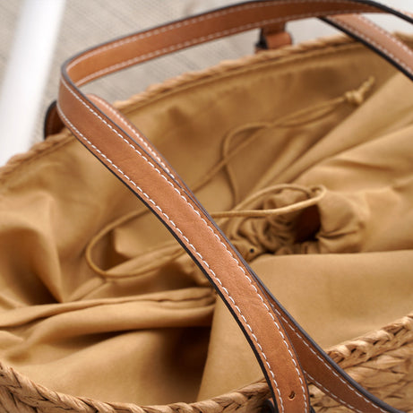 Large Capacity Straw Braided Bag – ShreeBliss