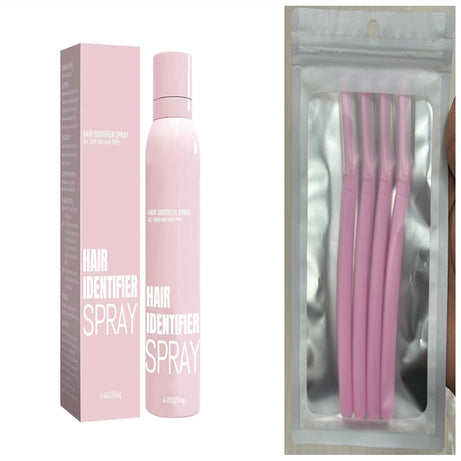 Hair Identifier Spray & Moisturizing Dermaplaner Set for Face Shaving - ShreeBliss