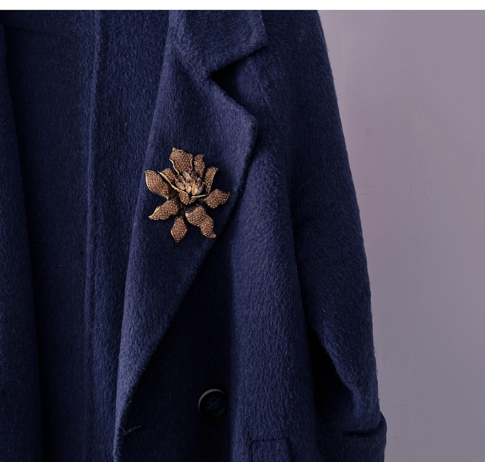 Vintage Rhinestone Flower Brooch – ShreeBliss