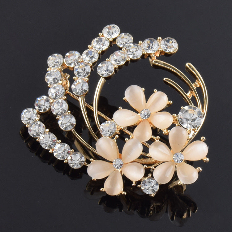 High-End Opal Vintage Corsage Brooch – ShreeBliss