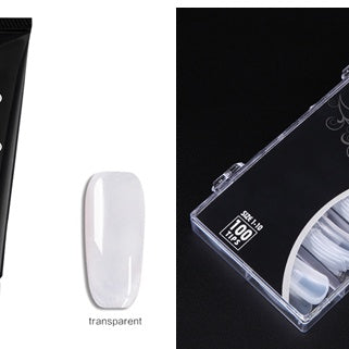 Painless And Rapid Extension Of Crystal Glue100-piece Boxed With Scaled Nail Crystal