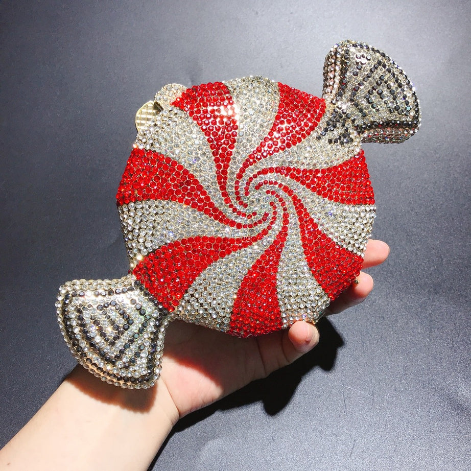 Women's Crystal Diamond Clutch – ShreeBliss