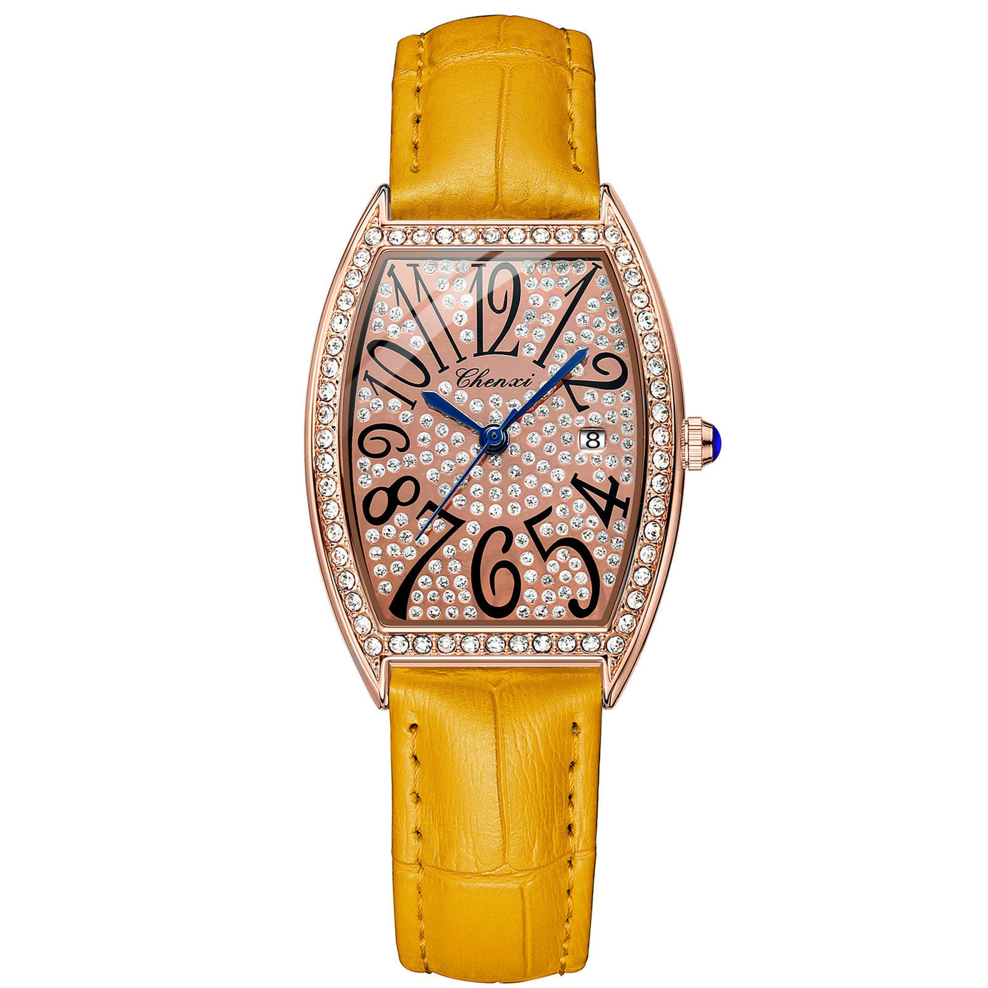 Casual Ladies Watch with Solid Steel Band - ShreeBliss