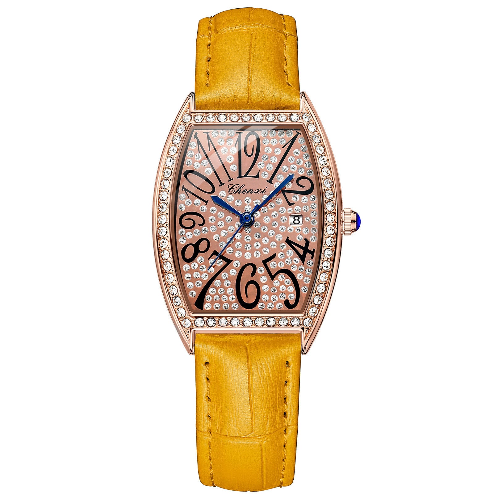 Casual Ladies Watch with Solid Steel Band - ShreeBliss