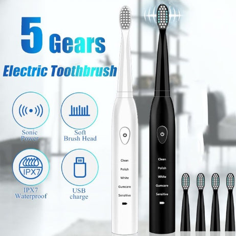 5 gears Electric Rechargeable Toothbrush