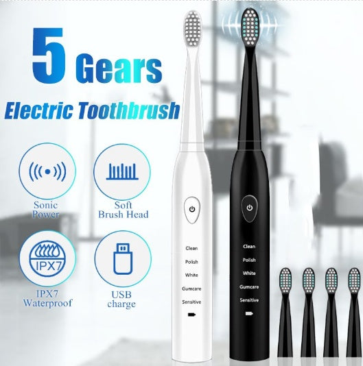 5 gears Electric Rechargeable Toothbrush