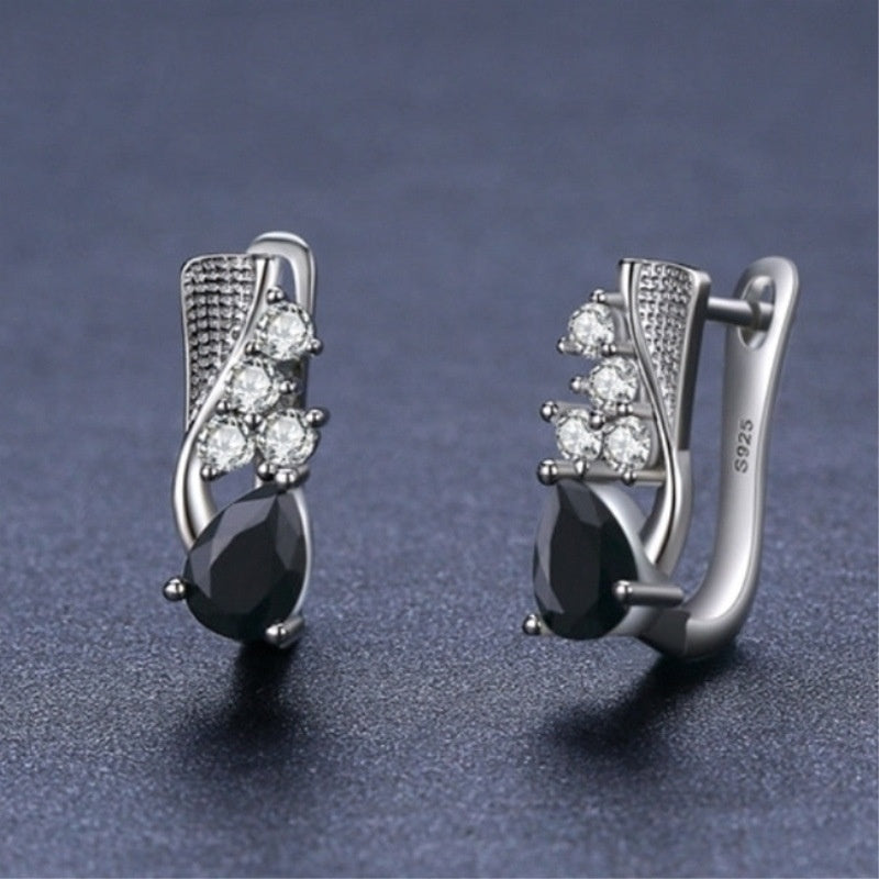 Korean Style Creative Drop-shaped Earrings Micro Rhinestone – ShreeBliss