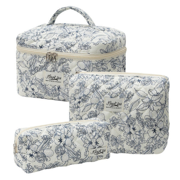 Cosmetic Bags Set of 3 - ShreeBliss
