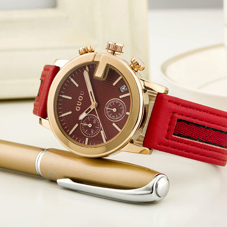 Small Dial Ladies Calendar Belt Watch - ShreeBliss