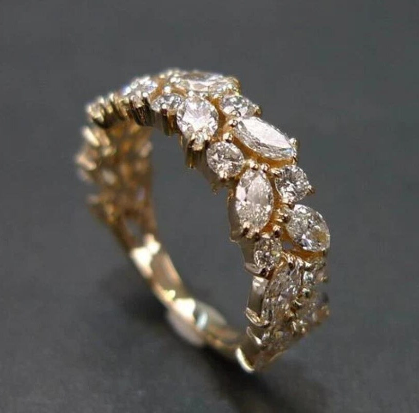 Retro Simple And Exaggerated Personalized Women's Ring – ShreeBliss