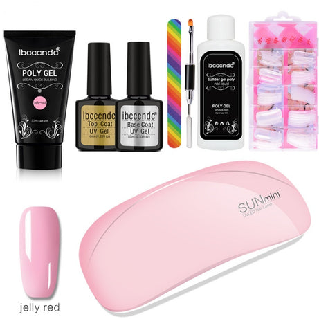 Painless And Rapid Extension Of Crystal Glue100-piece Boxed With Scaled Nail Crystal