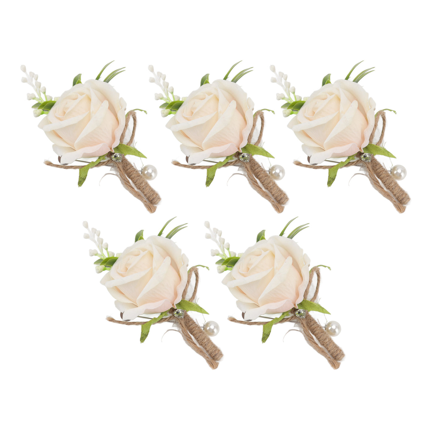 5PCS Wedding Boutonniere Corsage – ShreeBliss