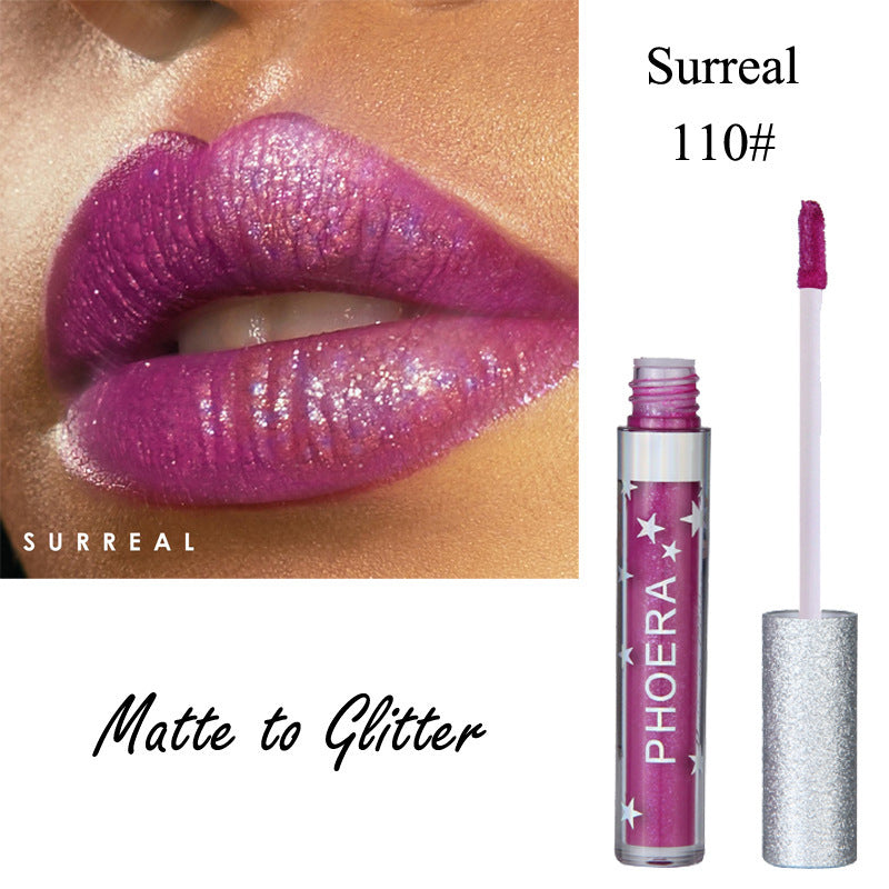 Candy Color Lip Gloss Waterproof Glitter Lipstick - ShreeBliss