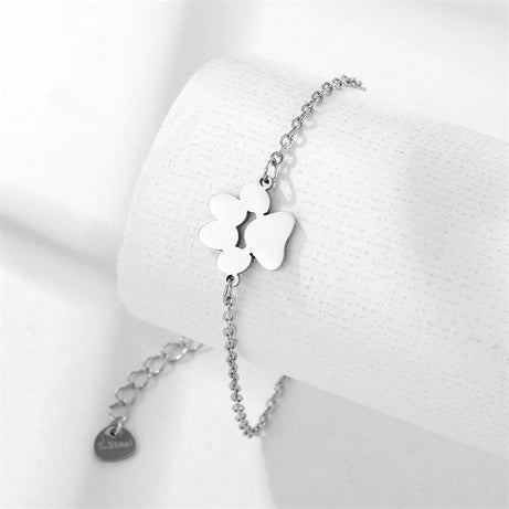 Stainless Steel Dog Paw Bracelet – ShreeBliss