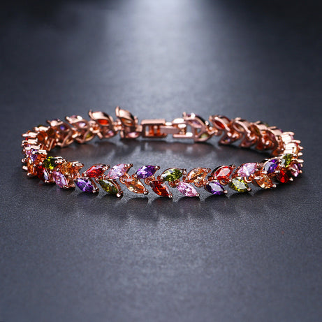 Fashion Horse Eye Zircon Bracelet – ShreeBliss