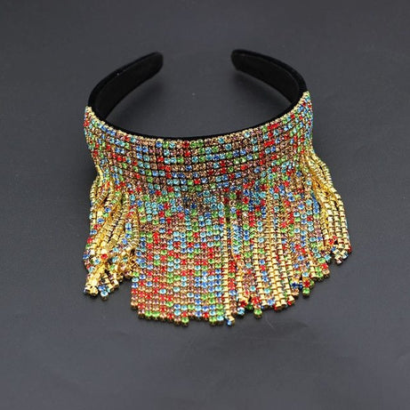 Bridal Tassel Diamond Pearl Hair Ornament – ShreeBliss