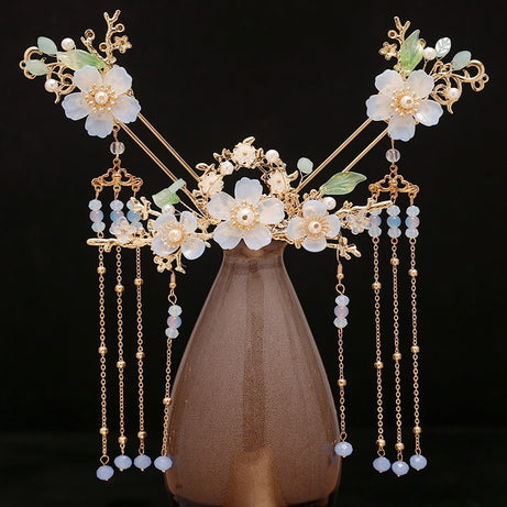 Fringed Headdress Hairpin Set – ShreeBliss