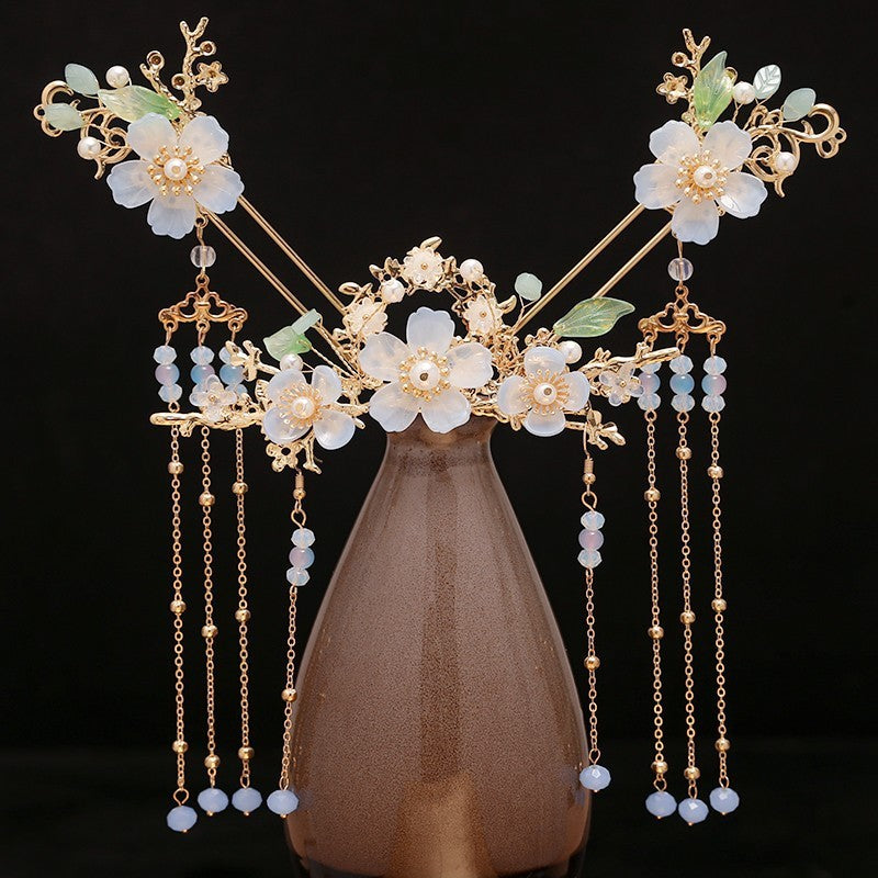 Fringed Headdress Hairpin Set – ShreeBliss