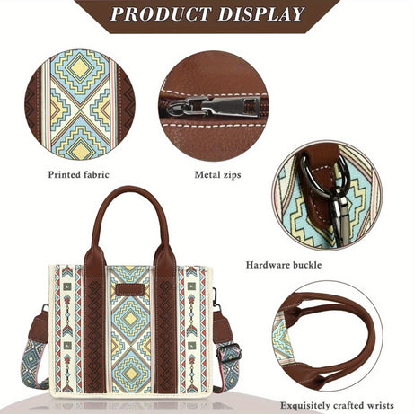 Bohemian Women’s 3-Piece Tote Bag Set - Lightweight & Versatile with Adjustable Shoulder Straps - ShreeBliss