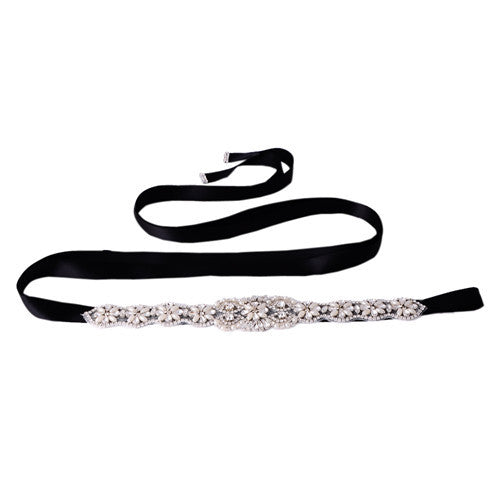 Bridal Wedding Belt with Rhinestones – ShreeBliss