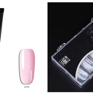 Painless And Rapid Extension Of Crystal Glue100-piece Boxed With Scaled Nail Crystal