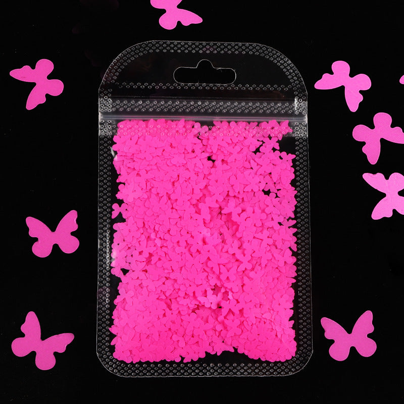 Multicolor Butterfly Nail Sequins - ShreeBliss