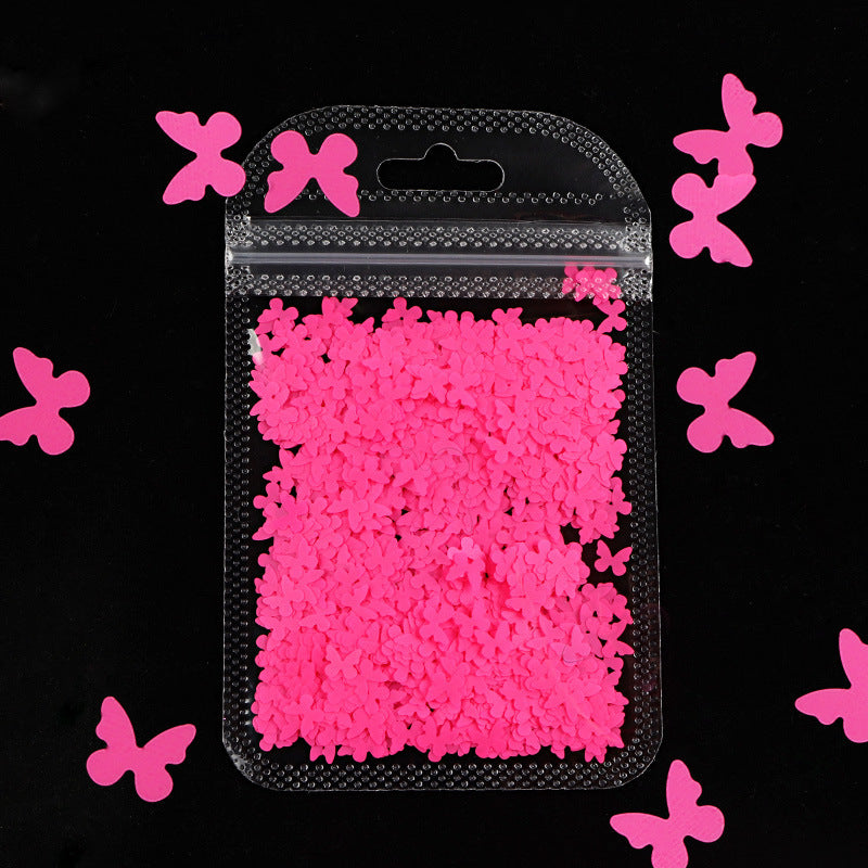Multicolor Butterfly Nail Sequins - ShreeBliss