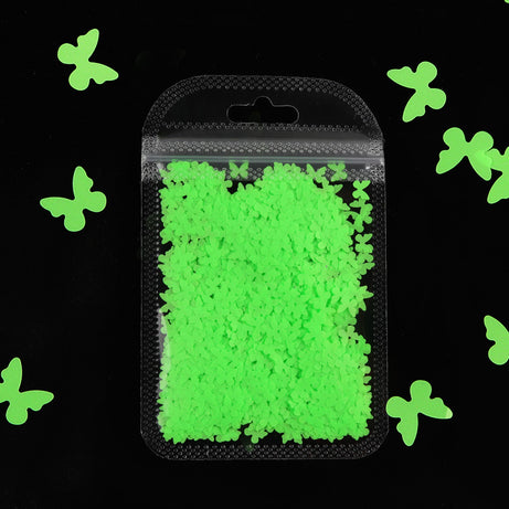 Multicolor Butterfly Nail Sequins - ShreeBliss