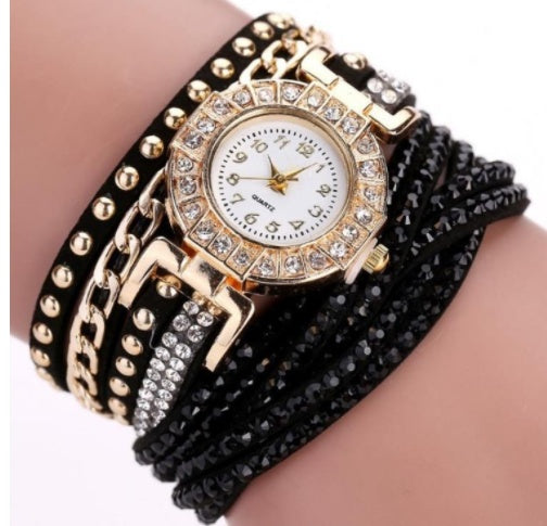 Fashion Ladies Twist Braided Quartz Watch - ShreeBliss