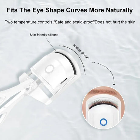 Rechargeable Electric Heated Eyelash Curler - ShreeBliss