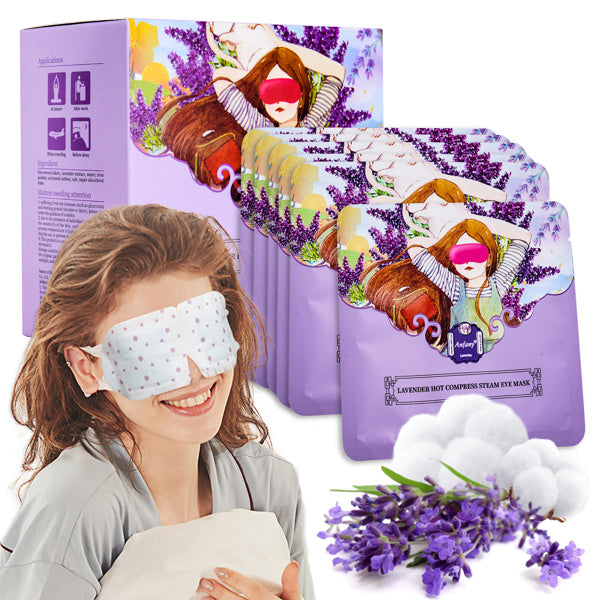 Lavender Heated Eye Mask - ShreeBliss