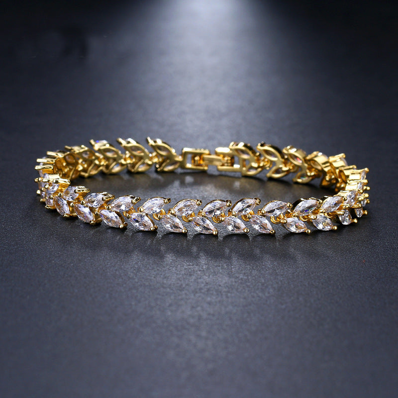 Fashion Horse Eye Zircon Bracelet – ShreeBliss