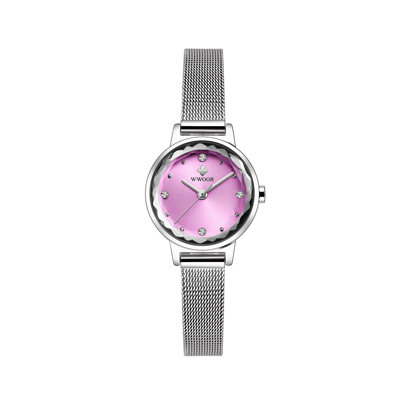 Simple Women’s Quartz Watch with Mesh Strap - ShreeBliss