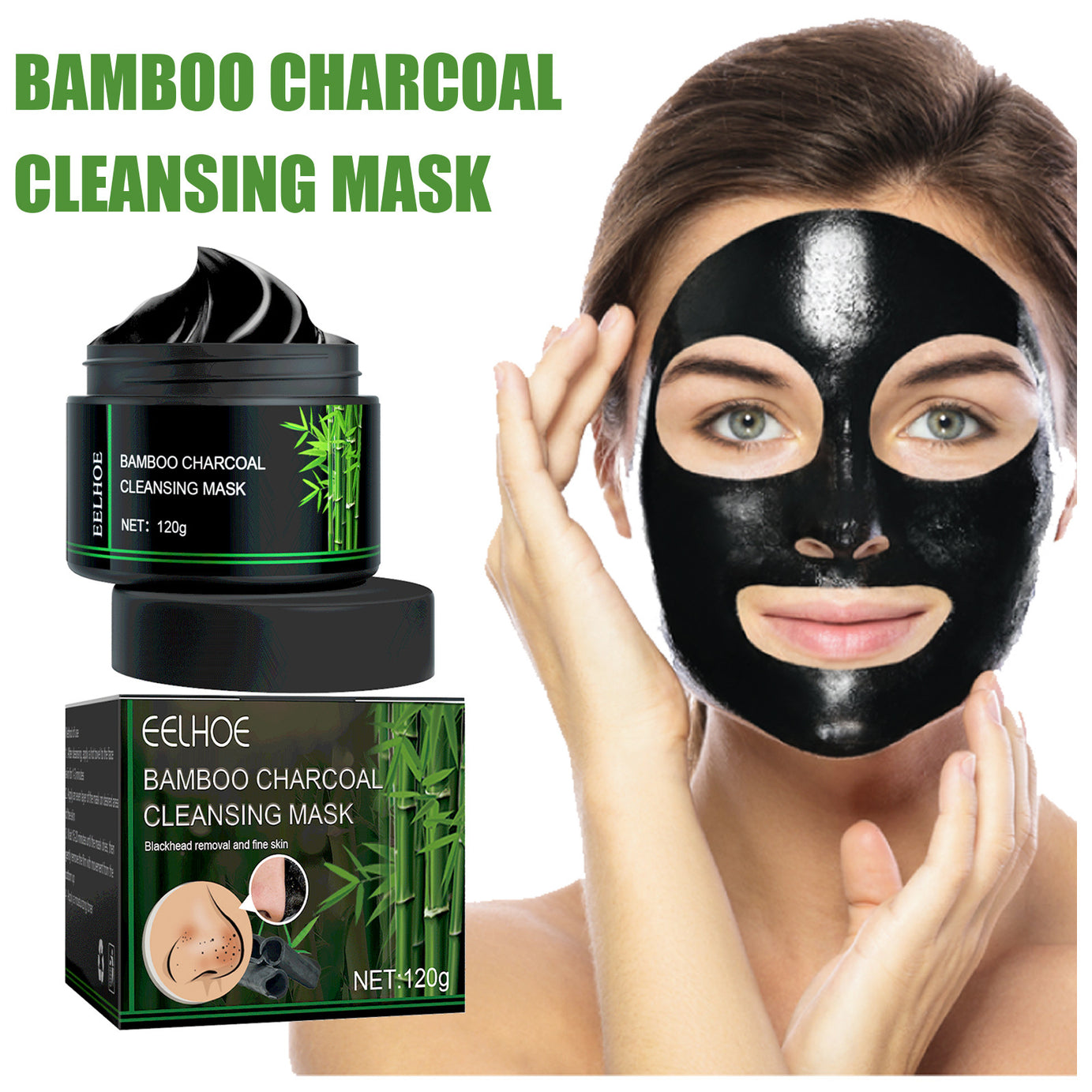 Bamboo Charcoal Mask - ShreeBliss