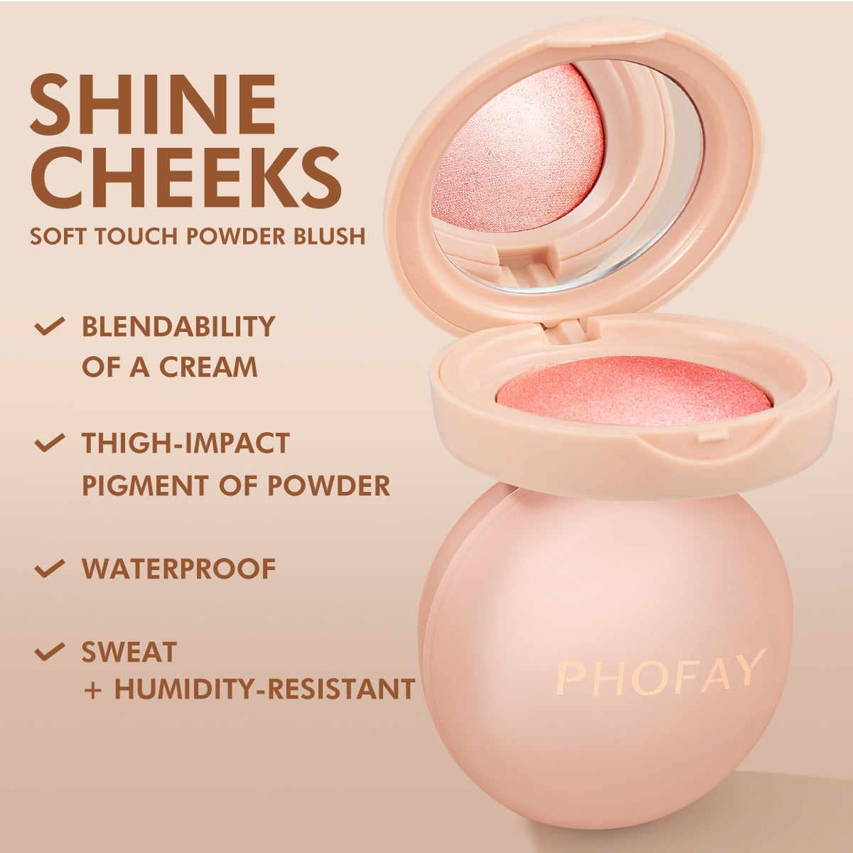 Luminous Powder Blush - ShreeBliss