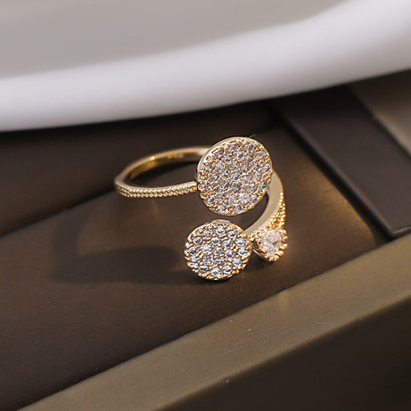 Fashion Alloy Round Diamond Ring For Women – ShreeBliss