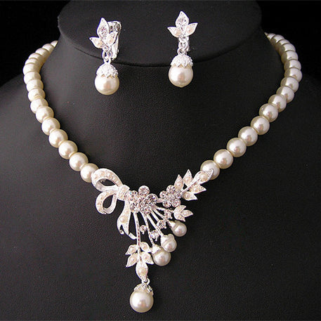 Bridal Pearl Jewelry Set – ShreeBliss