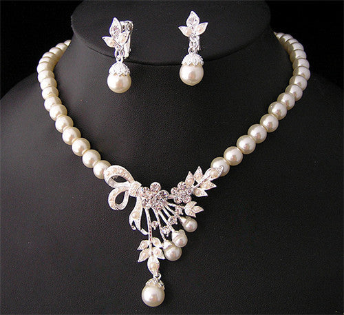 Bridal Pearl Jewelry Set – ShreeBliss