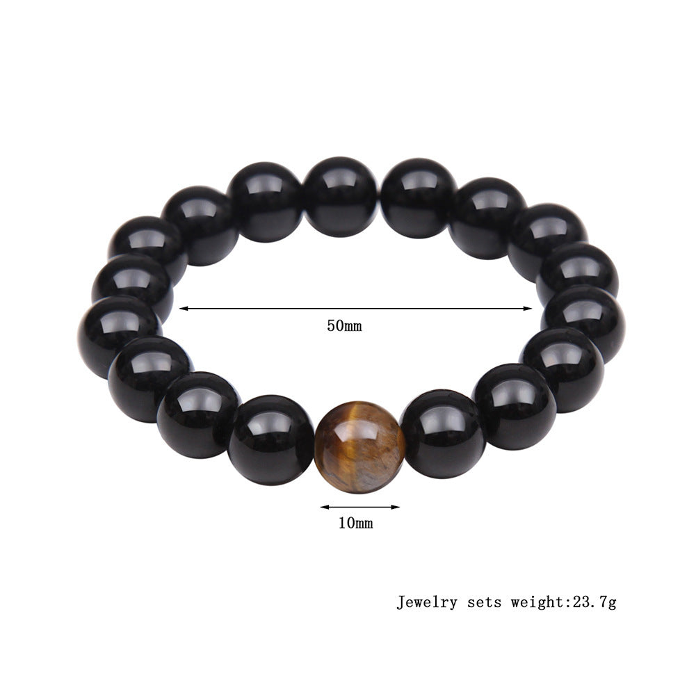 Tiger Eye Stone Bracelet Natural Stone Bracelet - ShreeBliss