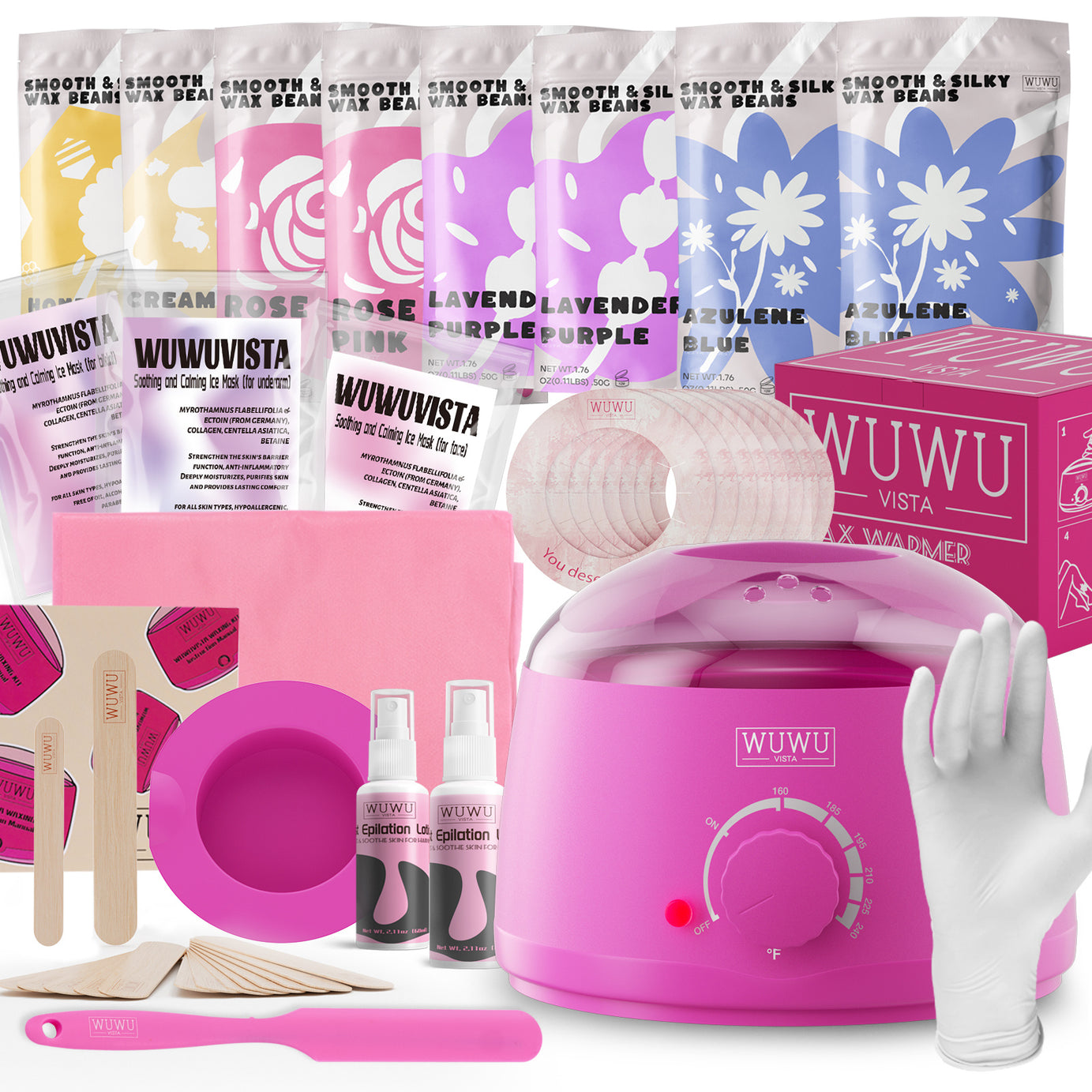 69-Piece Waxing Kit - ShreeBliss
