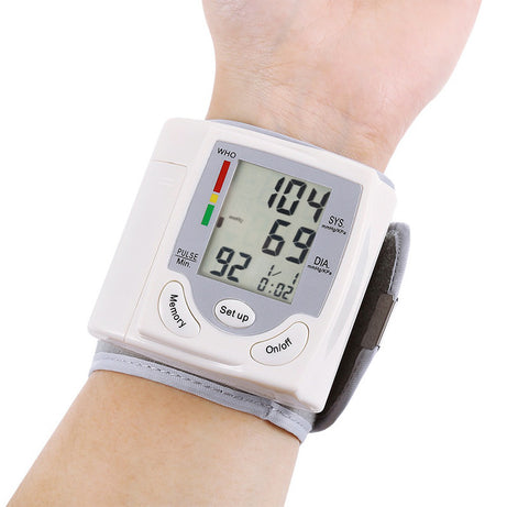 Wrist Blood Pressure Monitor - Fully Automatic for Hypertension - ShreeBliss