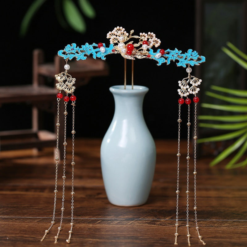 Hanfu Hairpin & Crown Set – ShreeBliss